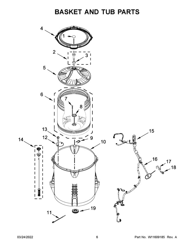Diagram for WTW4850HW3