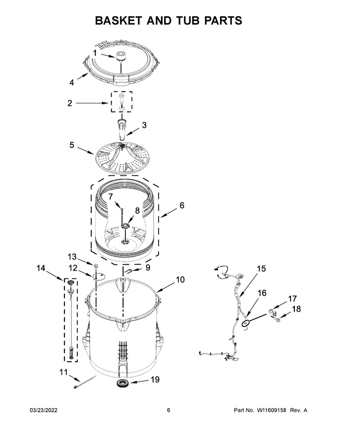 Diagram for WTW4655JW2