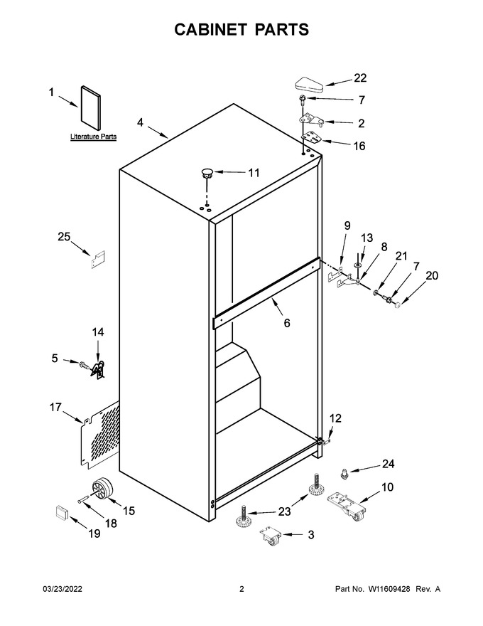 Diagram for WRT108FFDW03