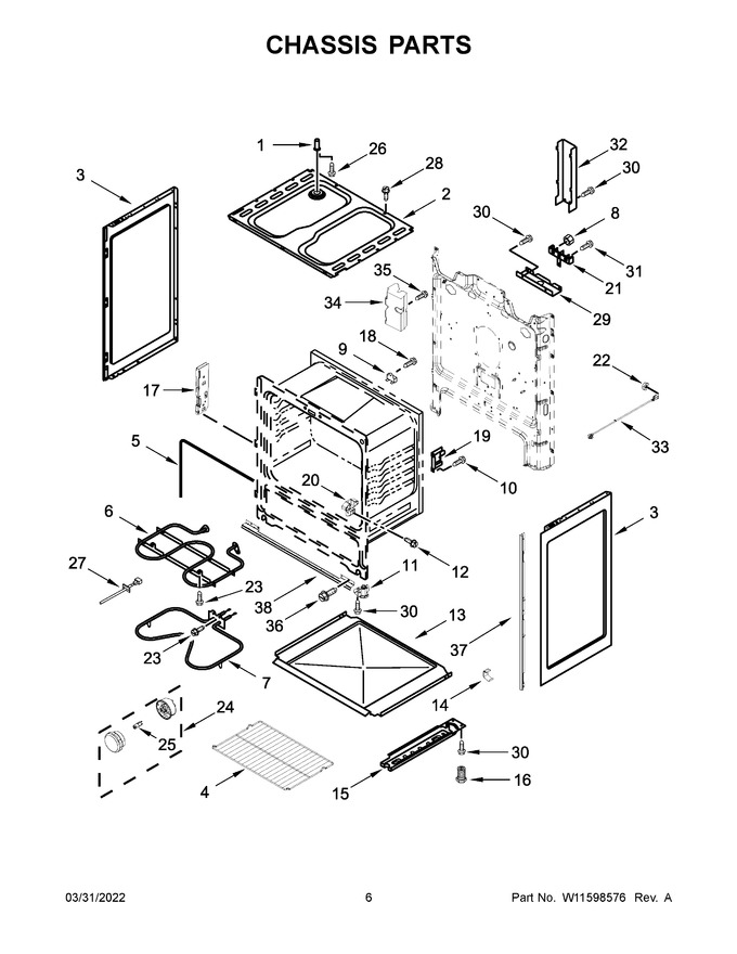 Diagram for YACR4303MFW8
