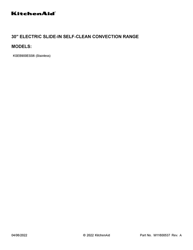 Diagram for KSEB900ESS6