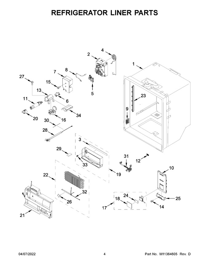 Diagram for WRF954CIHB01