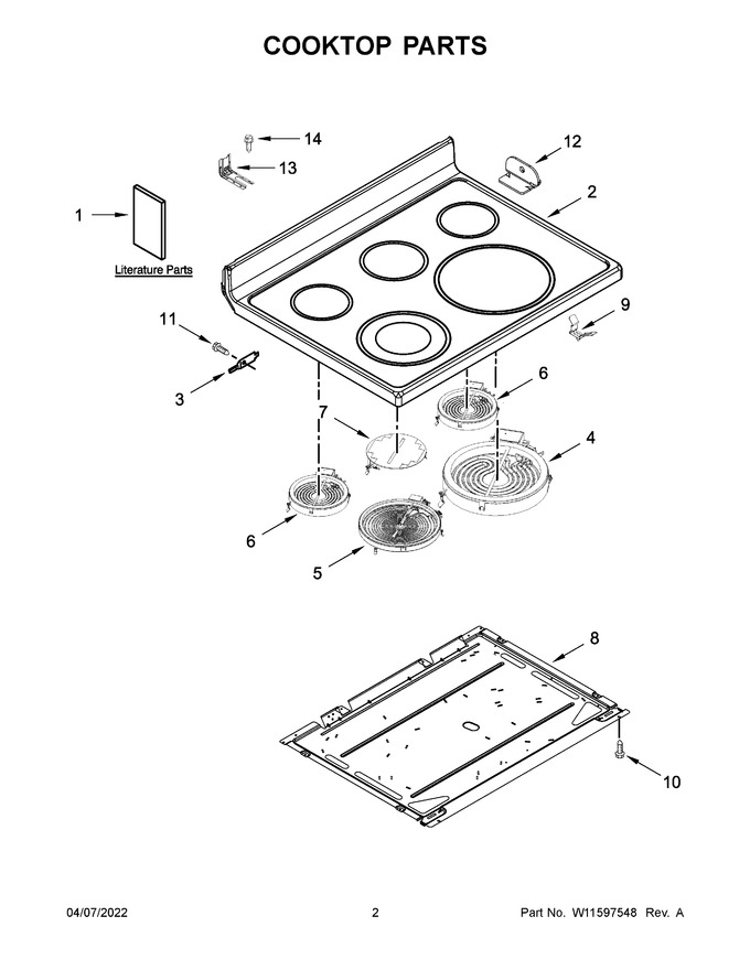 Diagram for YMER8800FW6