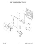 Diagram for 09 - Dispenser Front Parts