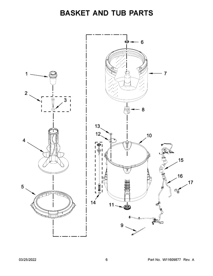 Diagram for 2DWTW4705EW2