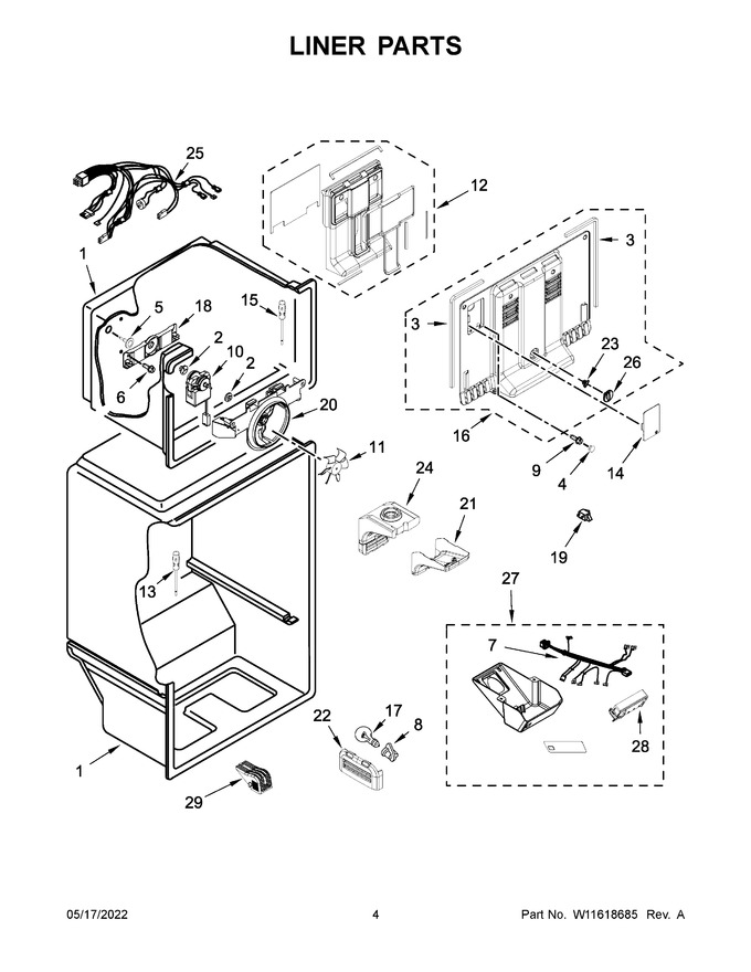 Diagram for ART308FFDW10