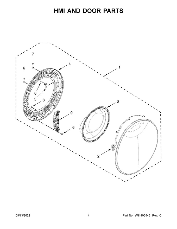 Diagram for WFW9620HW2