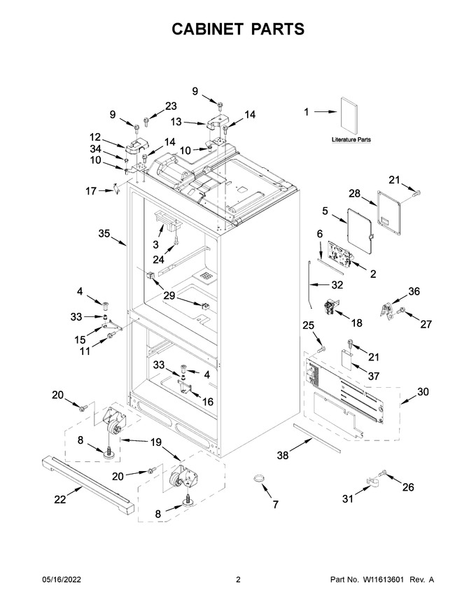 Diagram for WRF767SDHV04