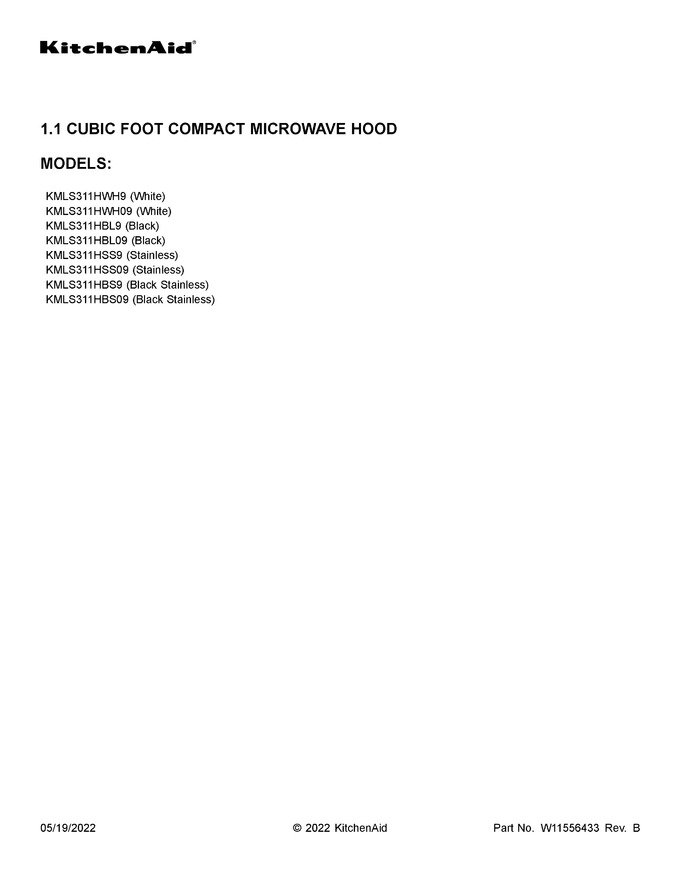 Diagram for KMLS311HBL9
