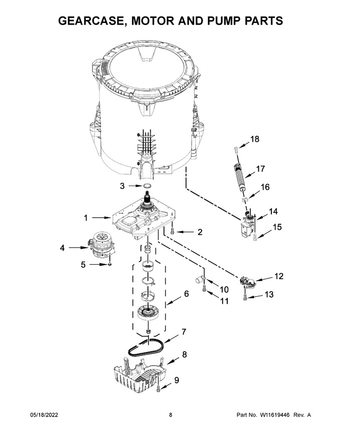 Diagram for WTW5105HW3