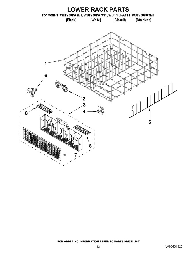 Diagram for WDF730PAYW1