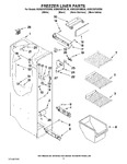 Diagram for 04 - Freezer Liner Parts