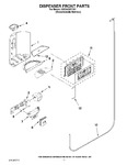 Diagram for 08 - Dispenser Front Parts