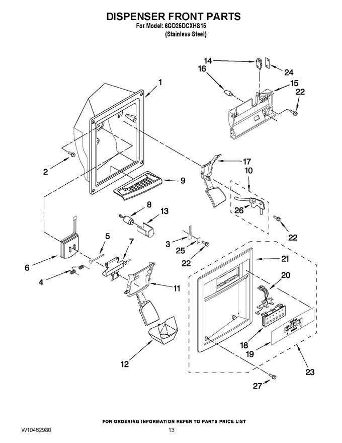 Diagram for 6GD25DCXHS15
