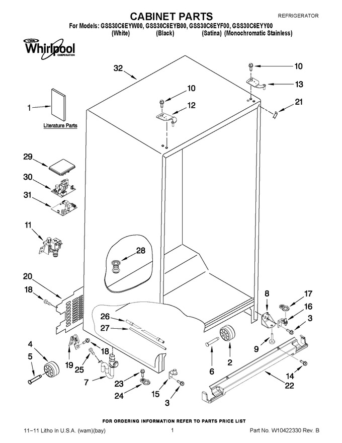 Diagram for GSS30C6EYW00