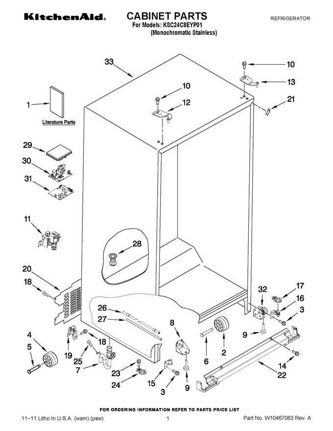 Diagram for KSC24C8EYP01