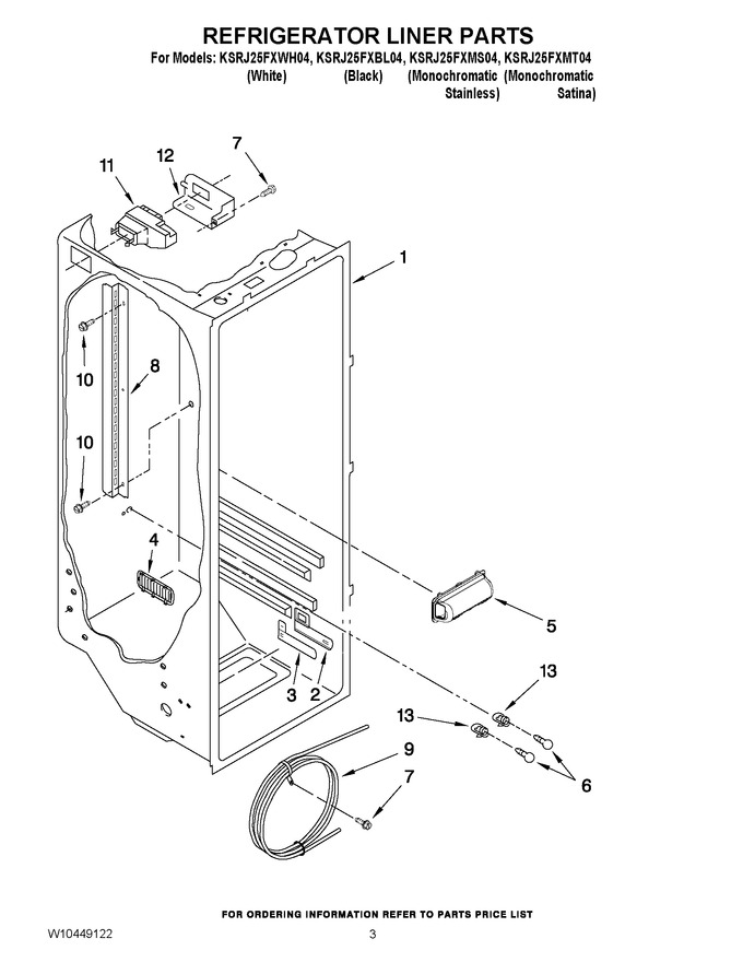 Diagram for KSRJ25FXBL04