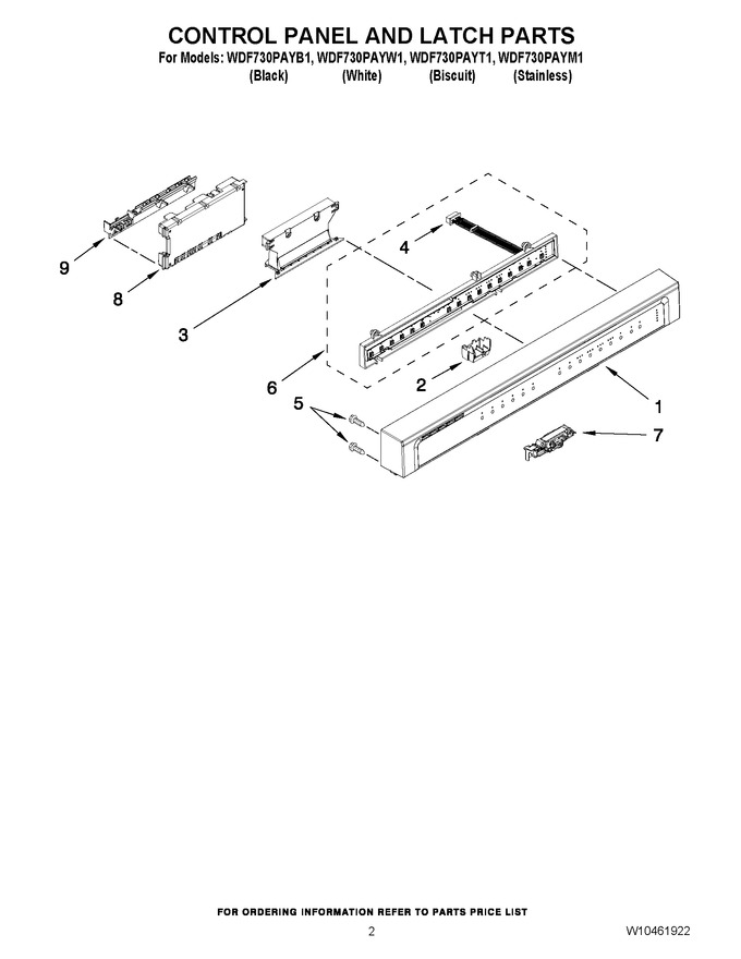Diagram for WDF730PAYW1