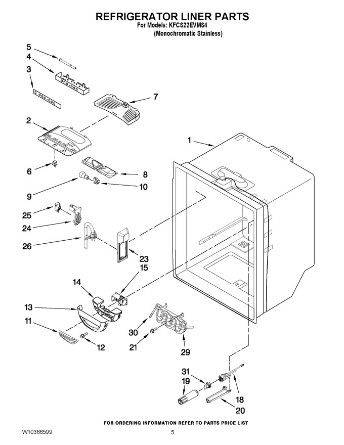 Diagram for KFCS22EVMS4