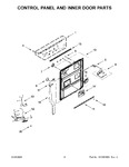 Diagram for 03 - Control Panel And Inner Door Parts