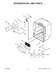 Diagram for 03 - Refrigerator Liner Parts