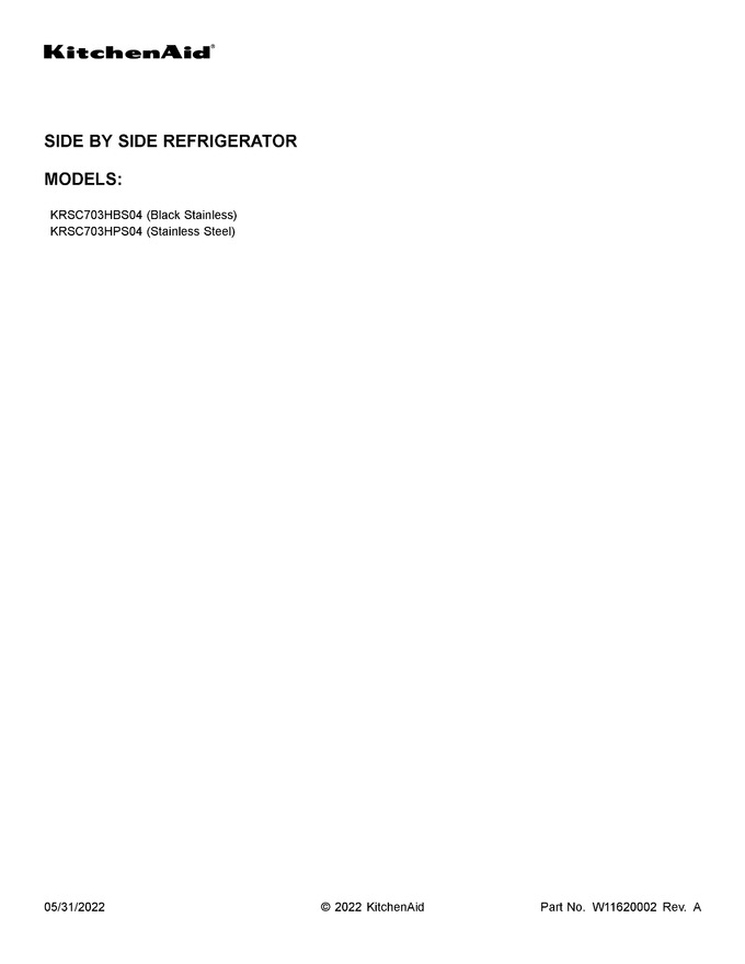 Diagram for KRSC703HBS04