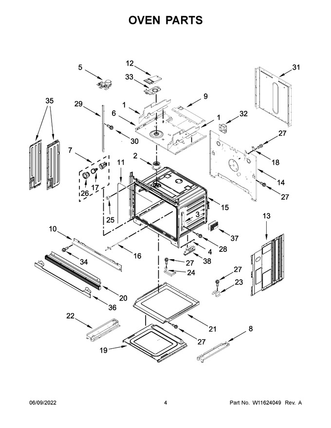 Diagram for WOC54EC7HS20