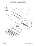 Diagram for 02 - Control Panel Parts