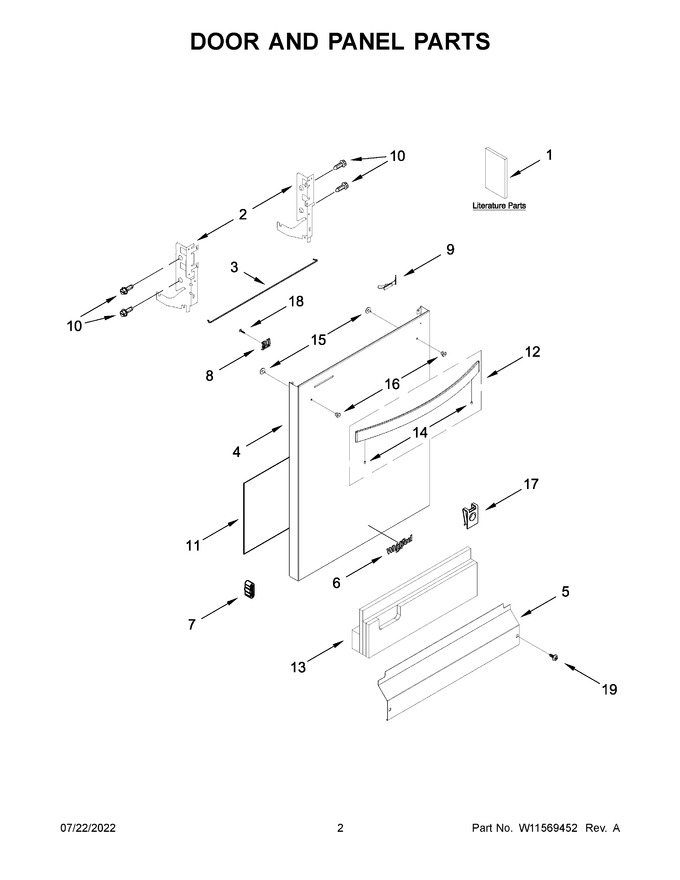 Diagram for WDT730HAMZ0