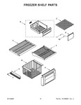 Diagram for 07 - Freezer Shelf Parts