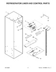 Diagram for 04 - Refrigerator Liner And Control Parts