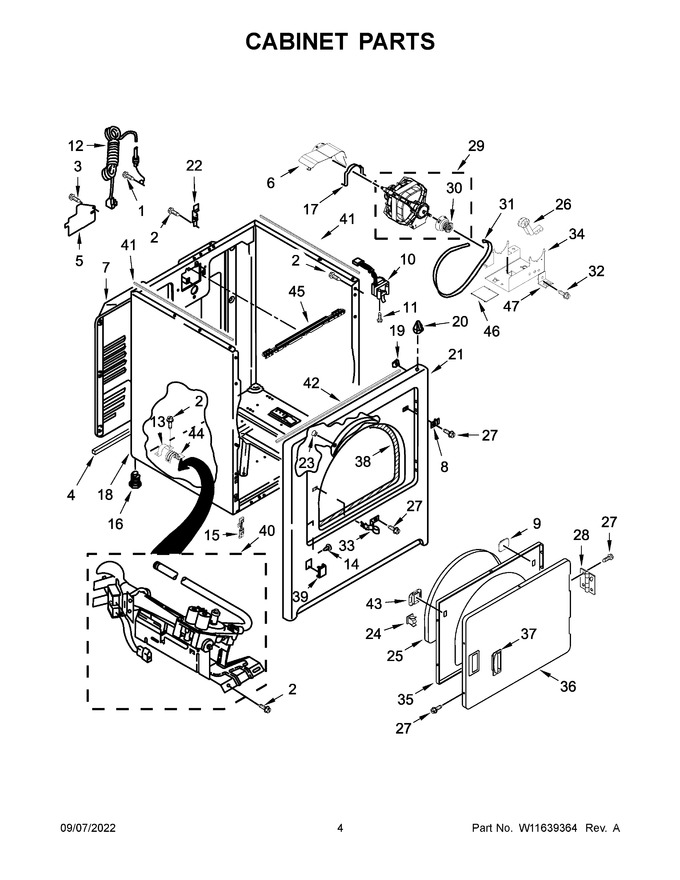 Diagram for WGD500CMW0
