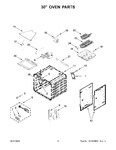 Diagram for 05 - 30" Oven Parts