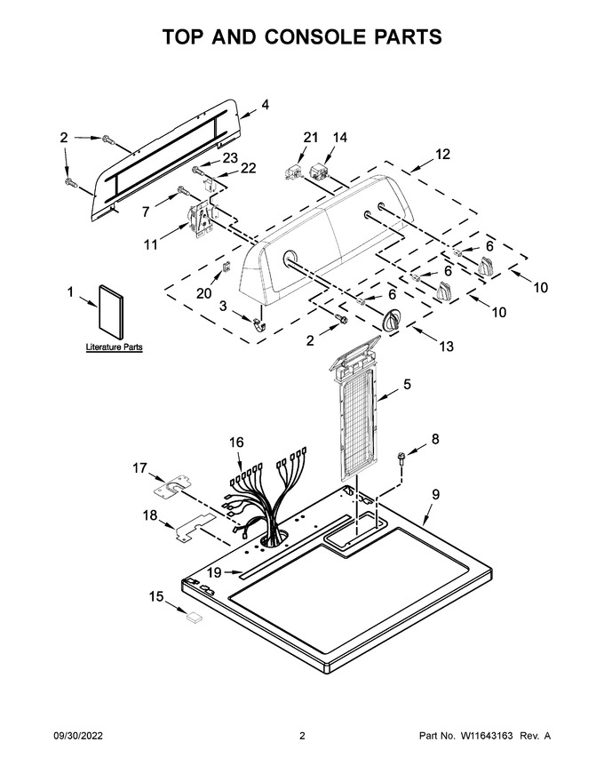 Diagram for WGD4616FW3