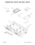 Diagram for 02 - Burner Box, Grate, And Grill Parts