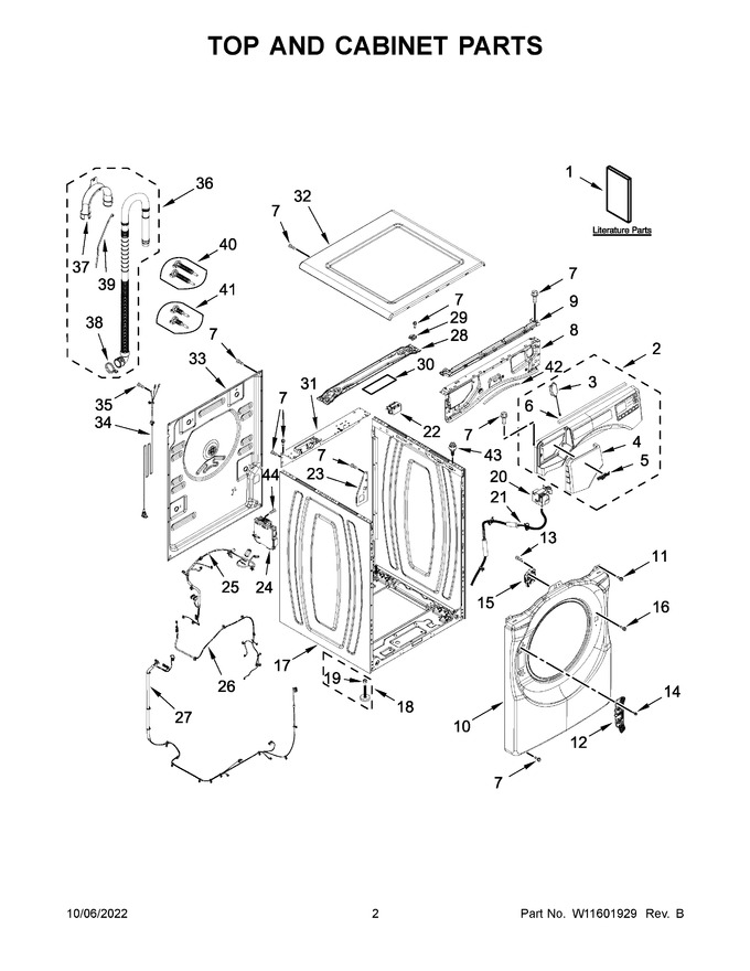 Diagram for WFW6605MC0