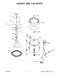 Diagram for 08 - Basket And Tub Parts