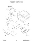 Diagram for 04 - Freezer Liner Parts