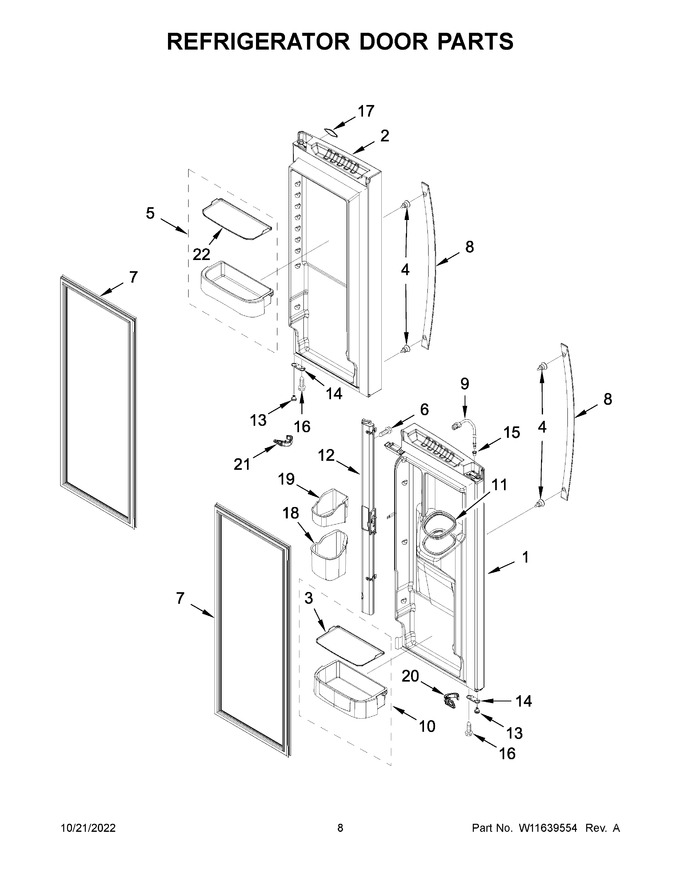 Diagram for WRF550CDHZ08