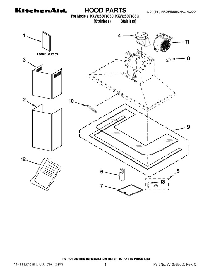 Diagram for KXW2536YSSO