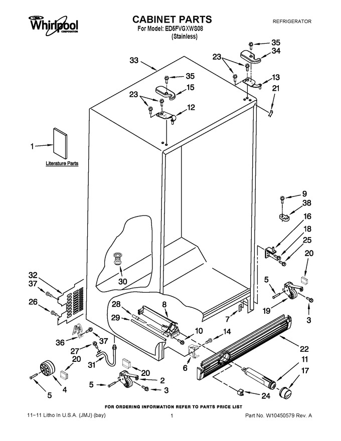 Diagram for ED5FVGXWS08