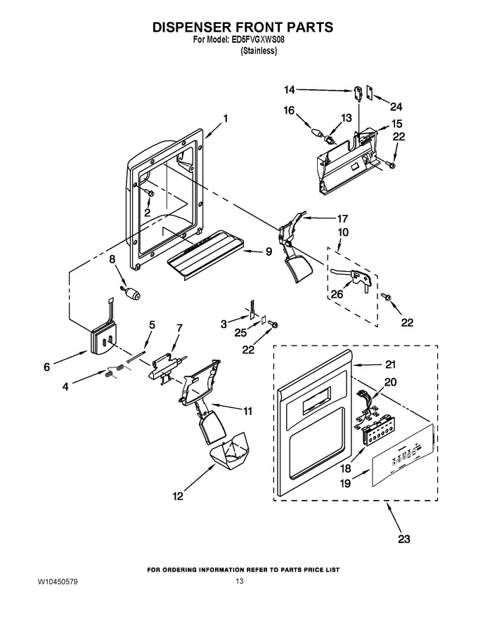 Diagram for ED5FVGXWS08