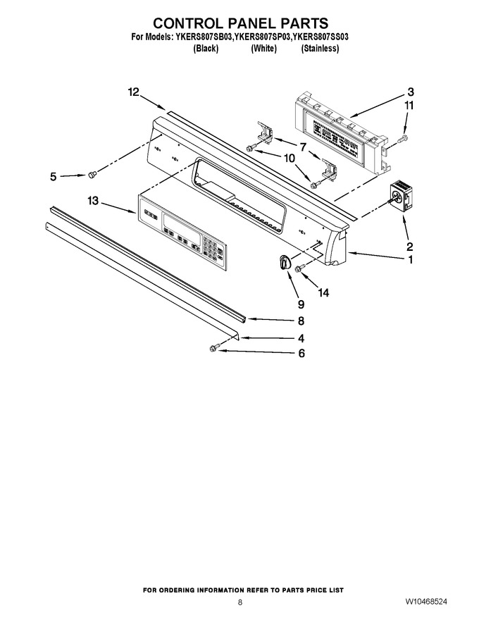 Diagram for YKERS807SP03