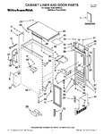 Diagram for 01 - Cabinet Liner And Door Parts