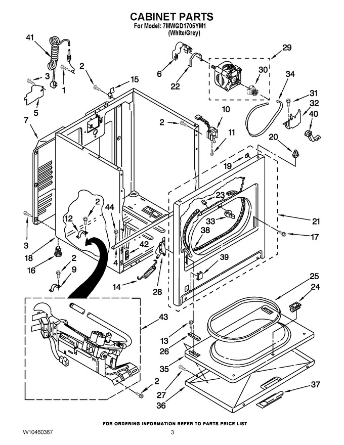 Diagram for 7MWGD1705YM1