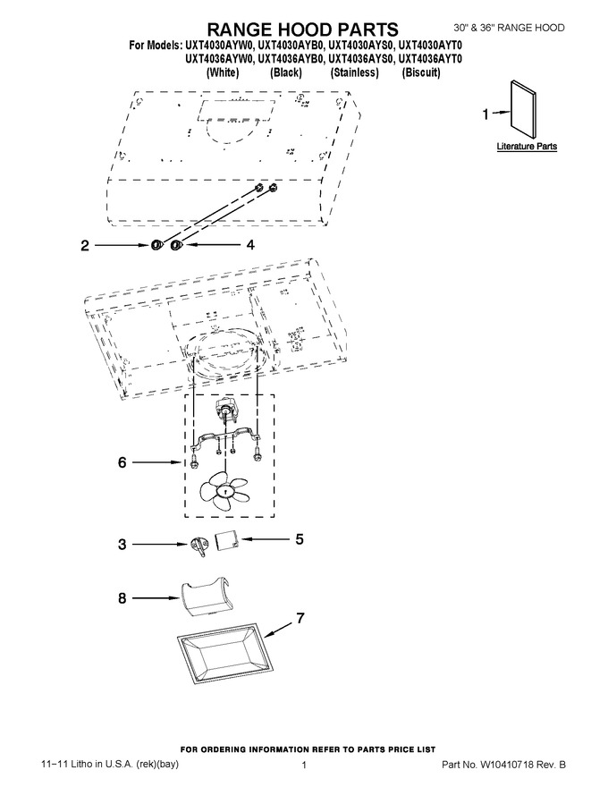 Diagram for UXT4030AYW0