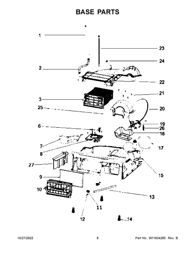Diagram for WCD5090JW0