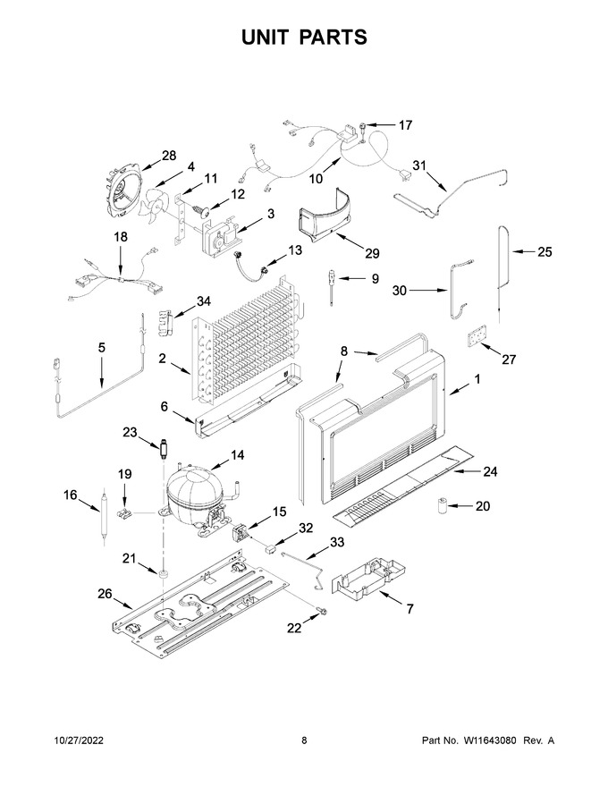 Diagram for WZF34X16DW09