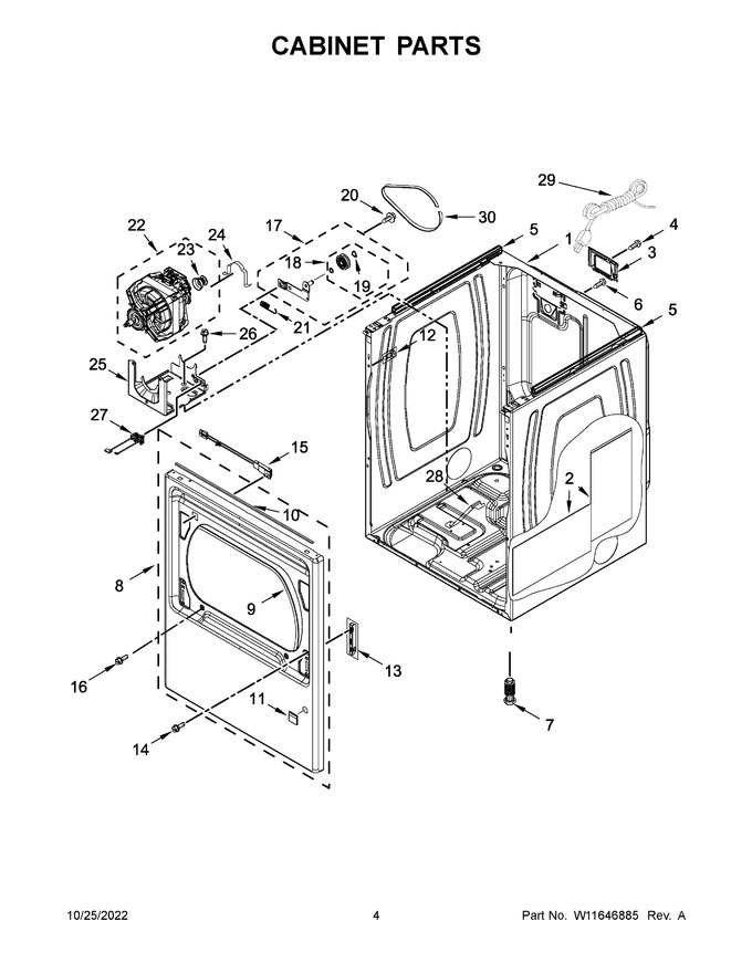 Diagram for MGD6230RHW3
