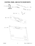 Diagram for 02 - Control Panel And Outer Door Parts